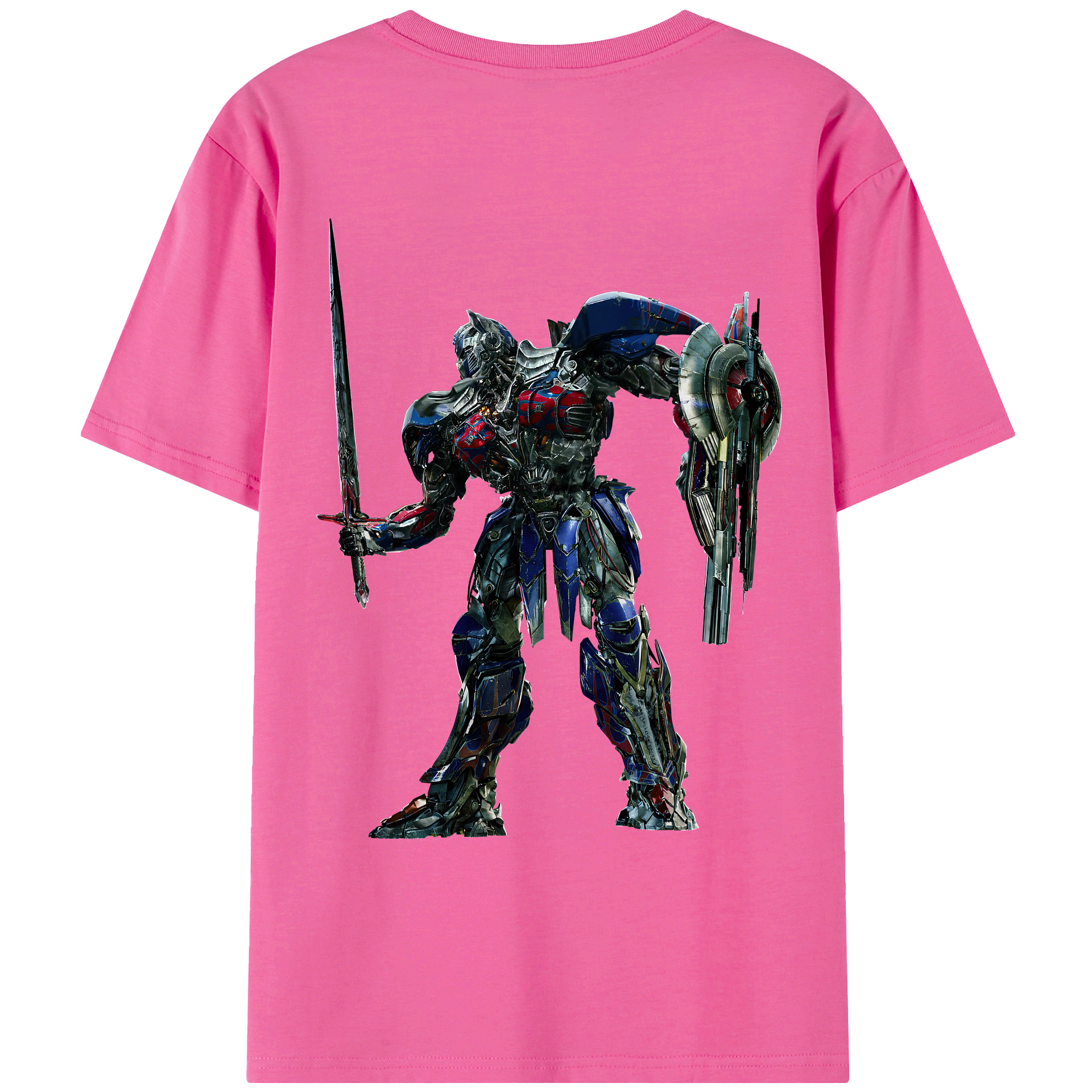 （画像用） Transformers トランスフォーマー レディース半袖Tシャツ(バックプリント)